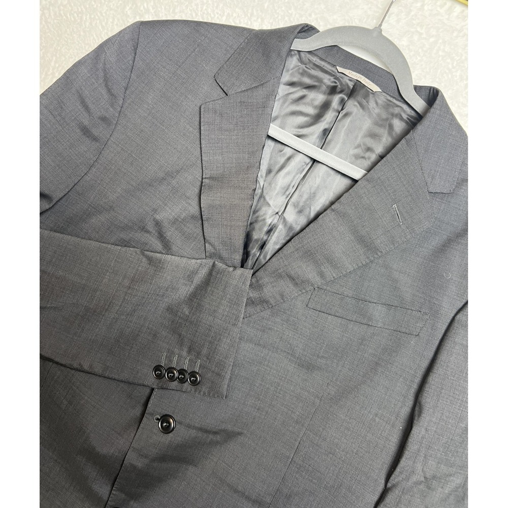 Canali Black Edition Sport Blazer Jacket Mens 42R Gray Wool Made In Italy